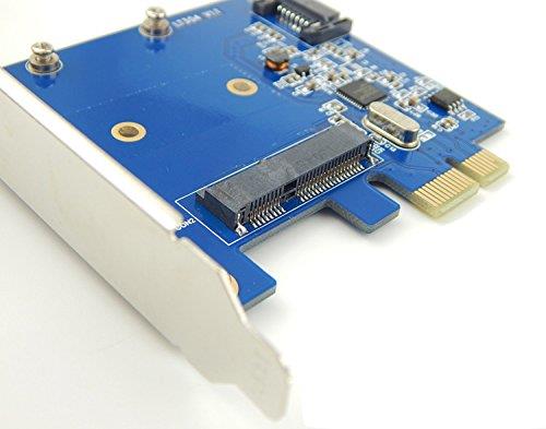 کارت تبدیل pci express به m-sata و sata لمونتک